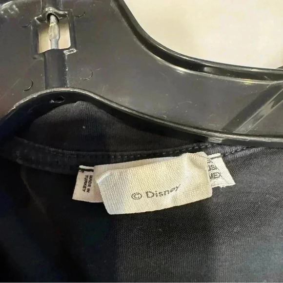 Mango Mickey Mouse Embroidered Tee Shirt Womens Size XS Black Short Sleeve - Picture 5 of 13